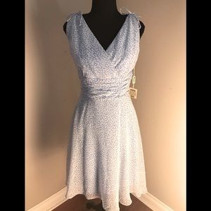 Pale blue dress